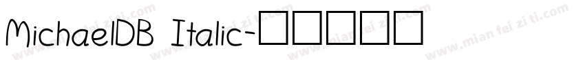 MichaelDB Italic字体转换